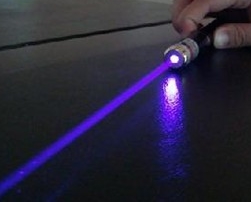 (image for) Violet Laser Pointer,100mW blue violet laser pointer - Click Image to Close